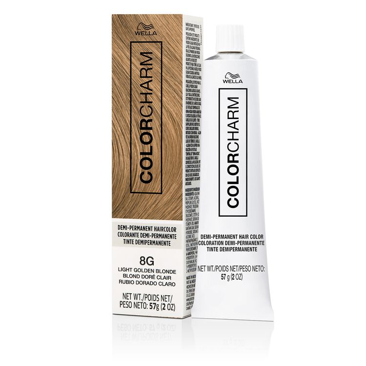 8G Light Golden Blonde Demi Permanent Cream Hair Color