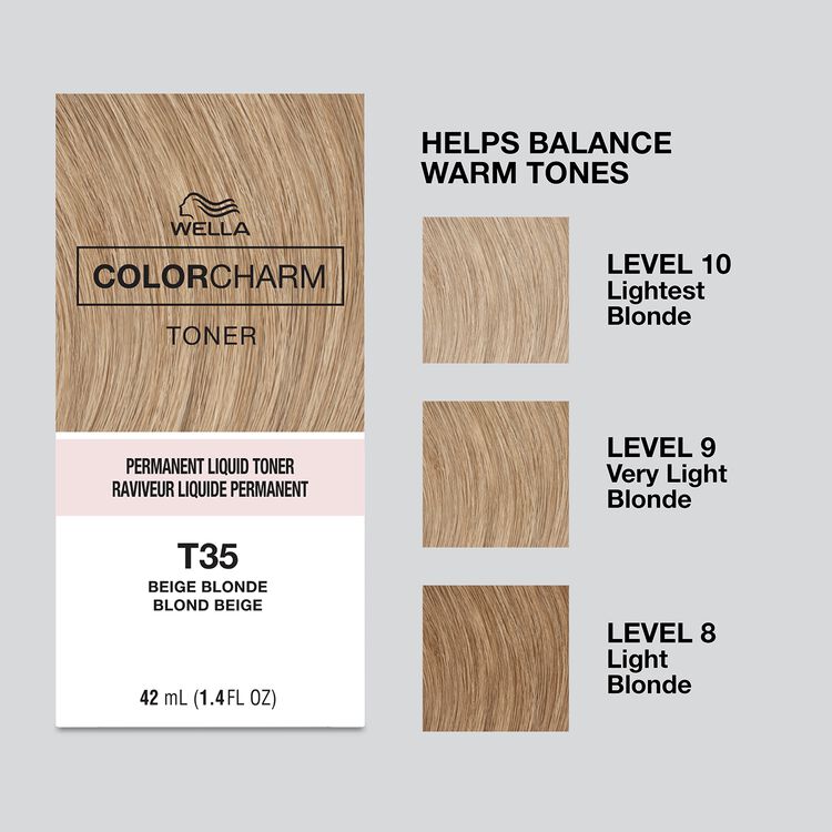 Beige Blonde Permanent Liquid Toner