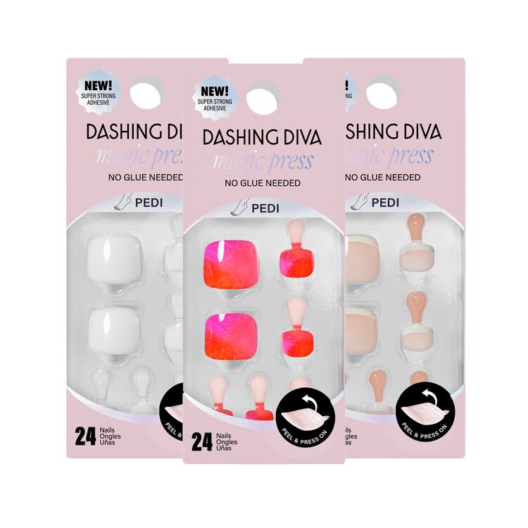 Dashing Diva Magic Press Press-On Gel Toenails | Nails | Sally Beauty