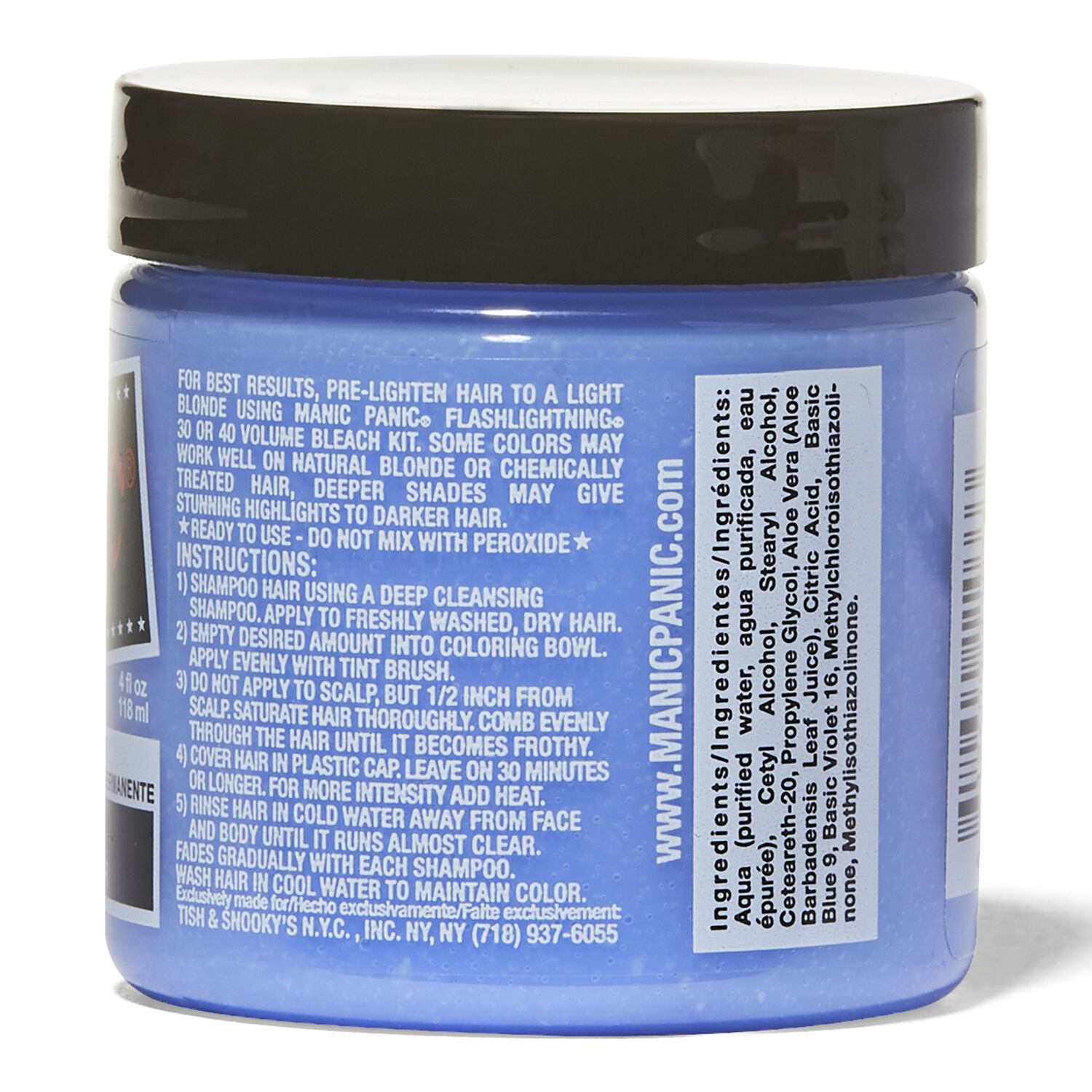 Virgin Snow Manic Panic SemiPermanent Hair Color Sally Beauty