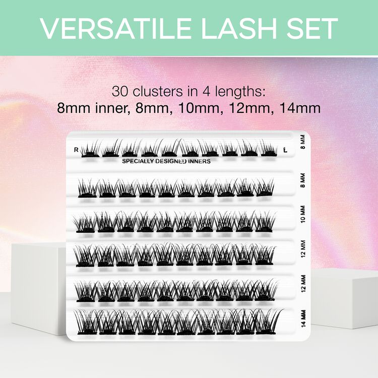 Press On Wispies Natural 60 pc