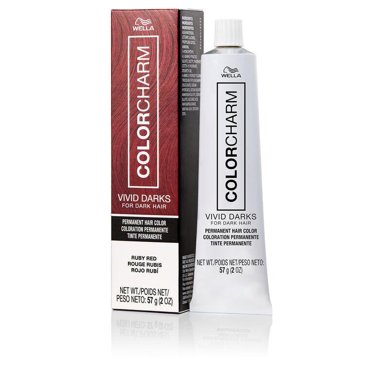 Vivid Darks Permanent Cream Hair Color Ruby Red