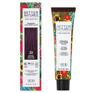 3V Dark Violet Brown Permanent Liqui-Cr&egrave;me Hair Color