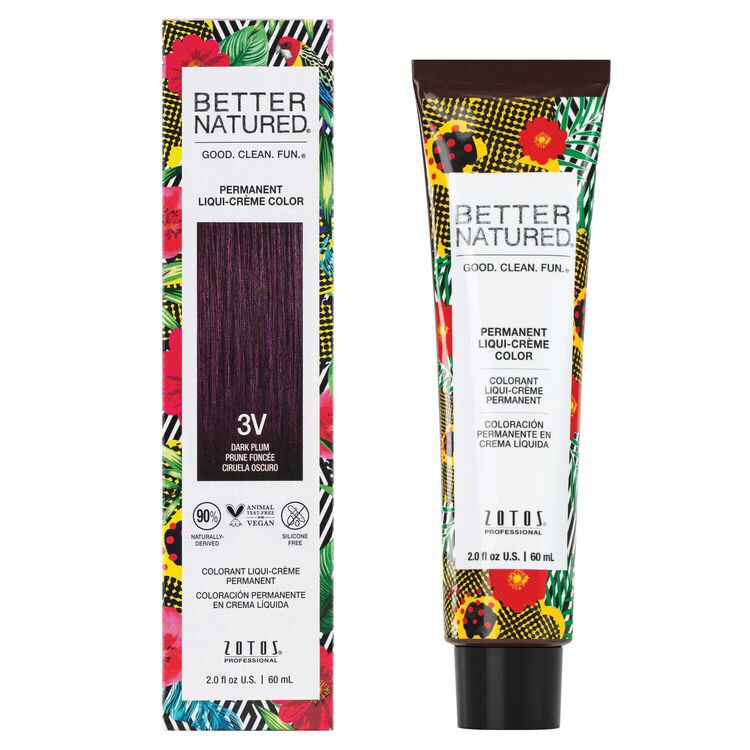 3V Dark Violet Brown Permanent Liqui-Cr&egrave;me Hair Color