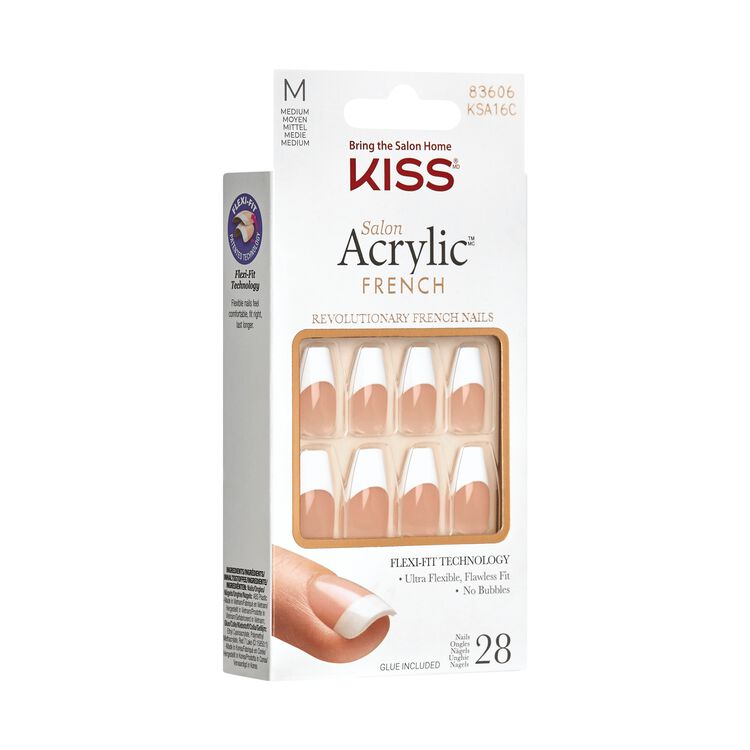 Salon Acrylic French Press-On Nails - Je Taime