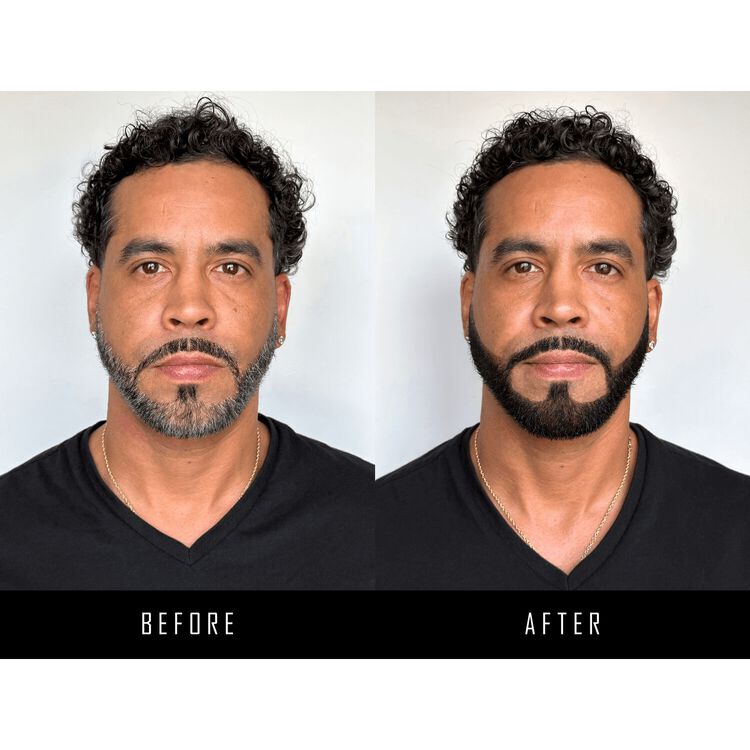 Jet Black Men's Hair Color