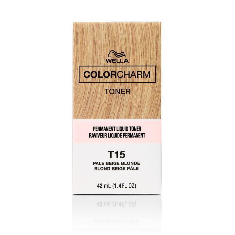 Pale Beige Blonde Permanent Liquid Toner