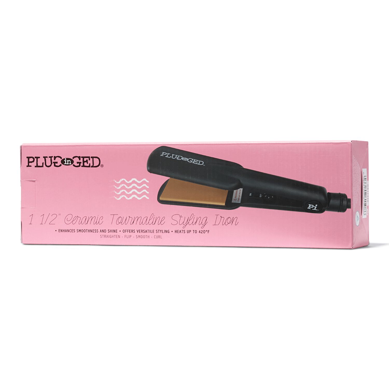 HeatMaster Ceramic Flat Iron (1 1/2 in) by Plugged In Flat Irons
