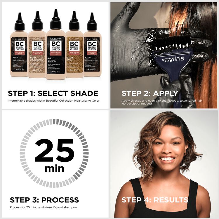 B28D Blue Black Semi Permanent Moisturizing Hair Color
