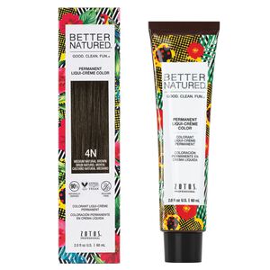 4N Medium Natural Brown Permanent Liqui-Cr&egrave;me Hair Color