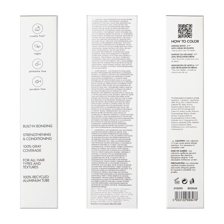2N Darkest Brown Bonding Permanent Crème Hair Color