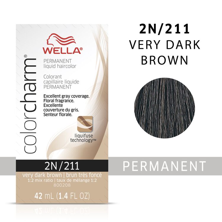 Very Dark Brown colorcharm Liquid Permanent Hair Color