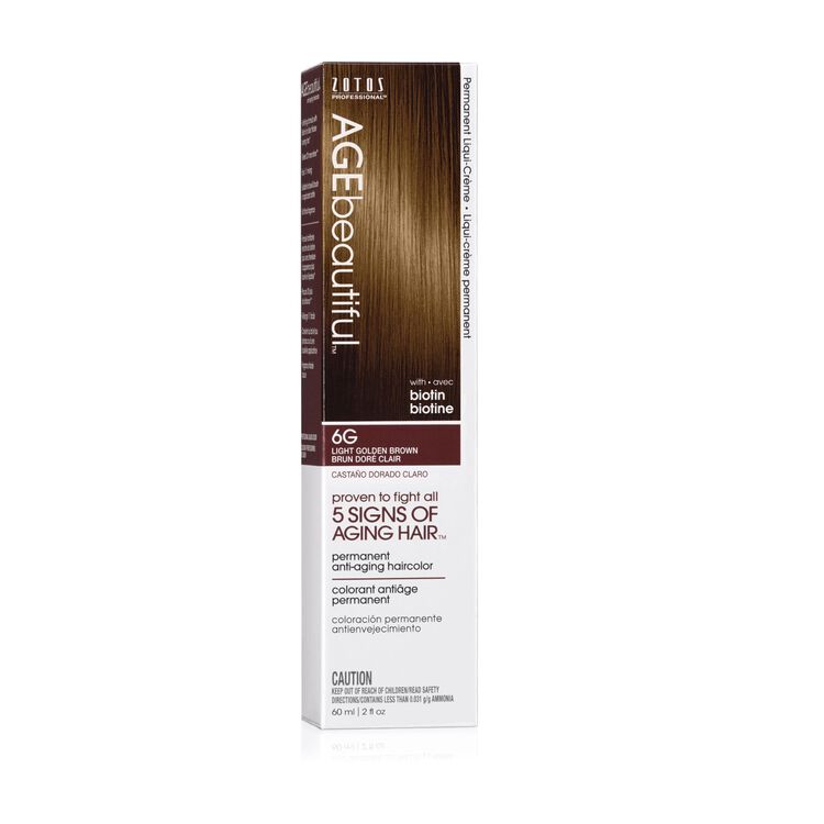6G Light Golden Brown Permanent Liqui-Creme Hair Color