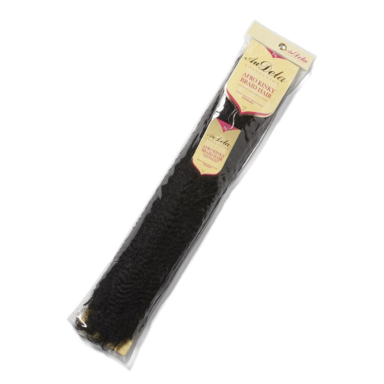 Afro Kinky Jet Black 20 Inch Braiding Hair