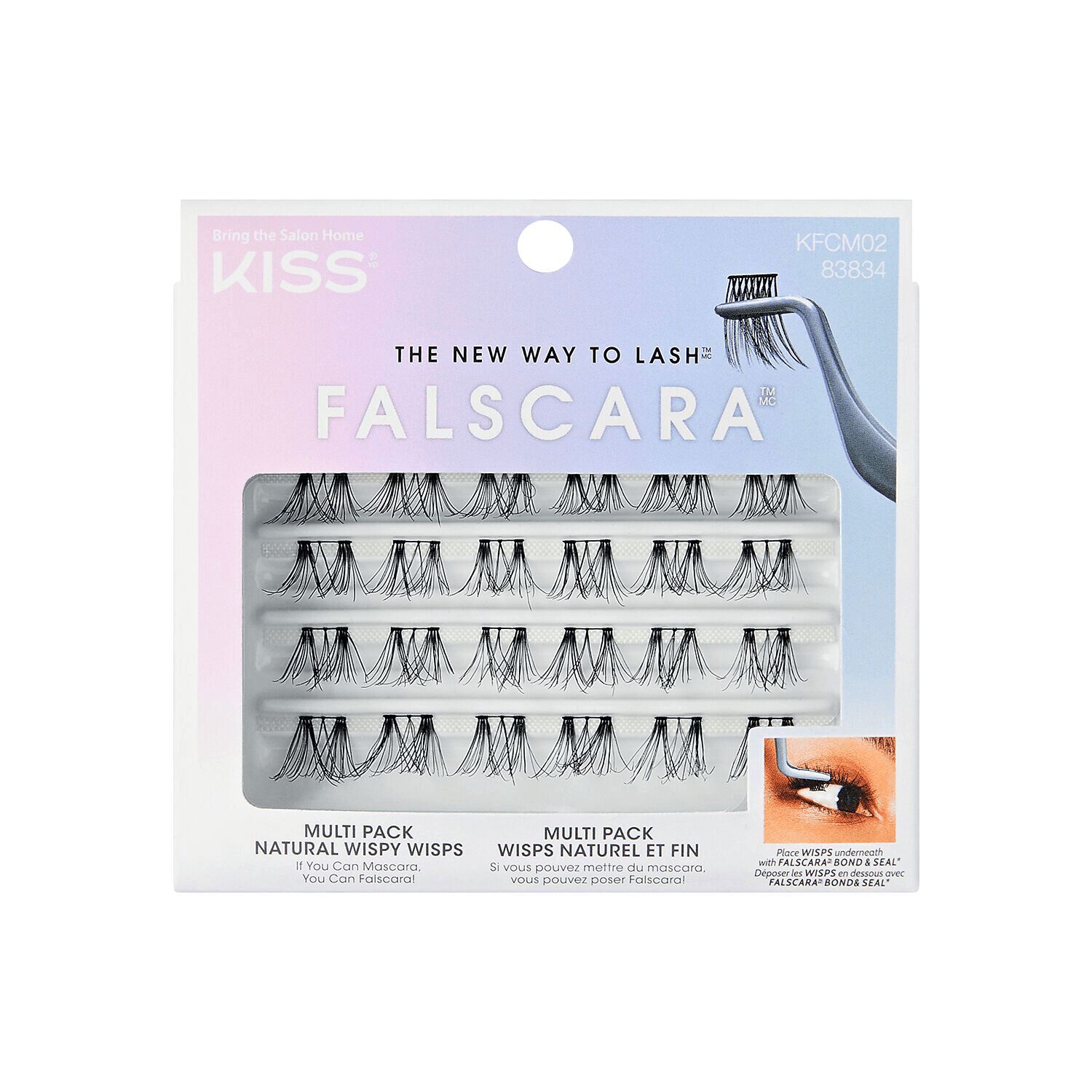 Kiss Falscara Diy Eyelash Extensions Multipack Natural Wispy Wisps