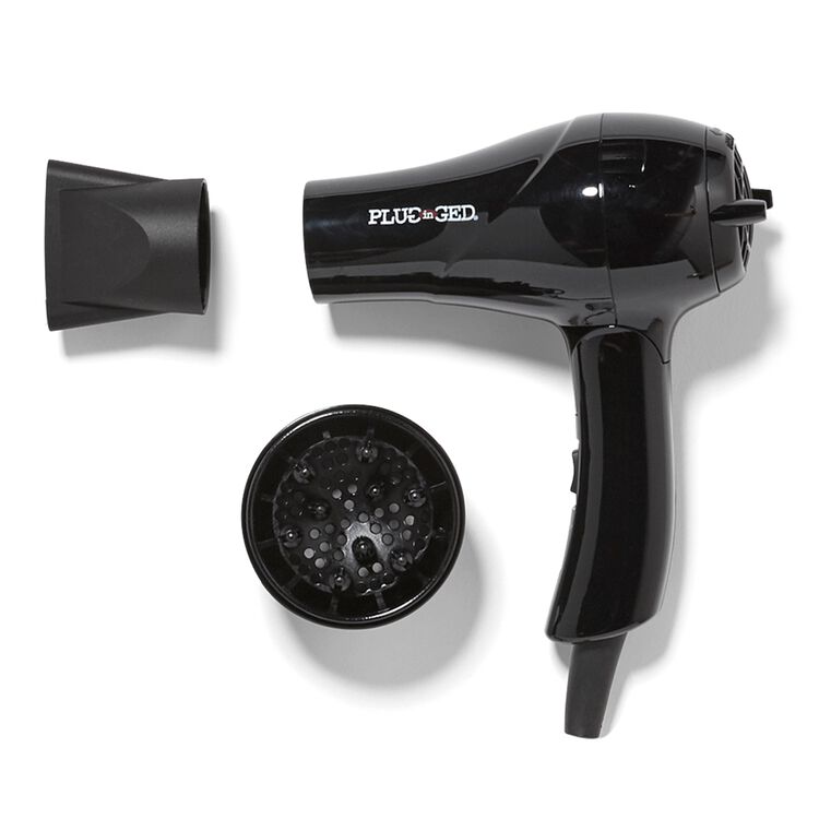 Plugged In Dual Voltage Travel Hair Dryer