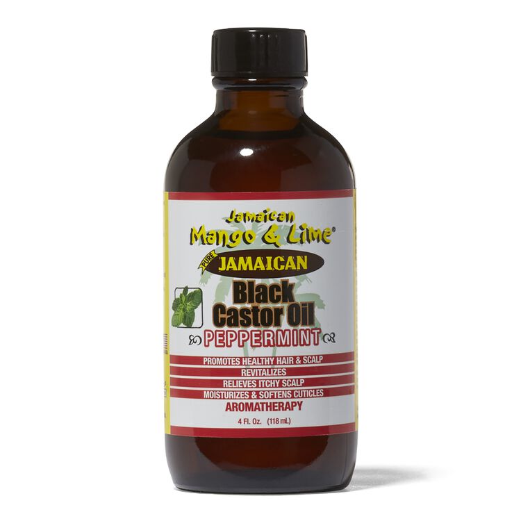 Mango & Lime Black Castor Oil- Peppermint