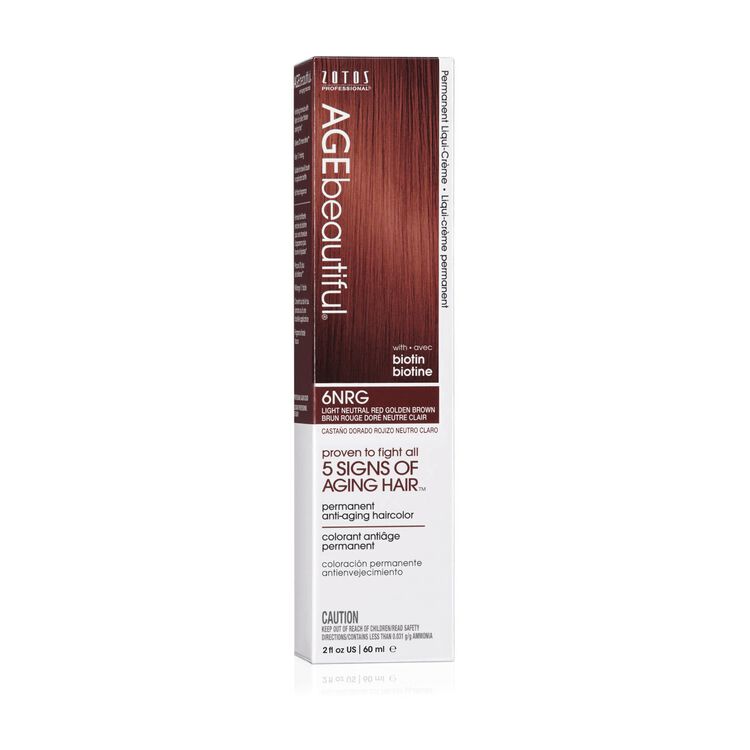 6NRG Light Neutral Red Golden Brown Permanent Liqui-Cr&egrave;me Hair Color