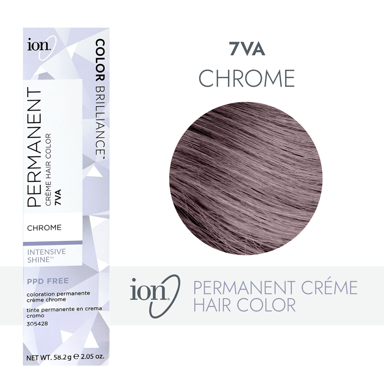 Ion Chrome Permanent Creme Hair Color by Color Brilliance Permanent