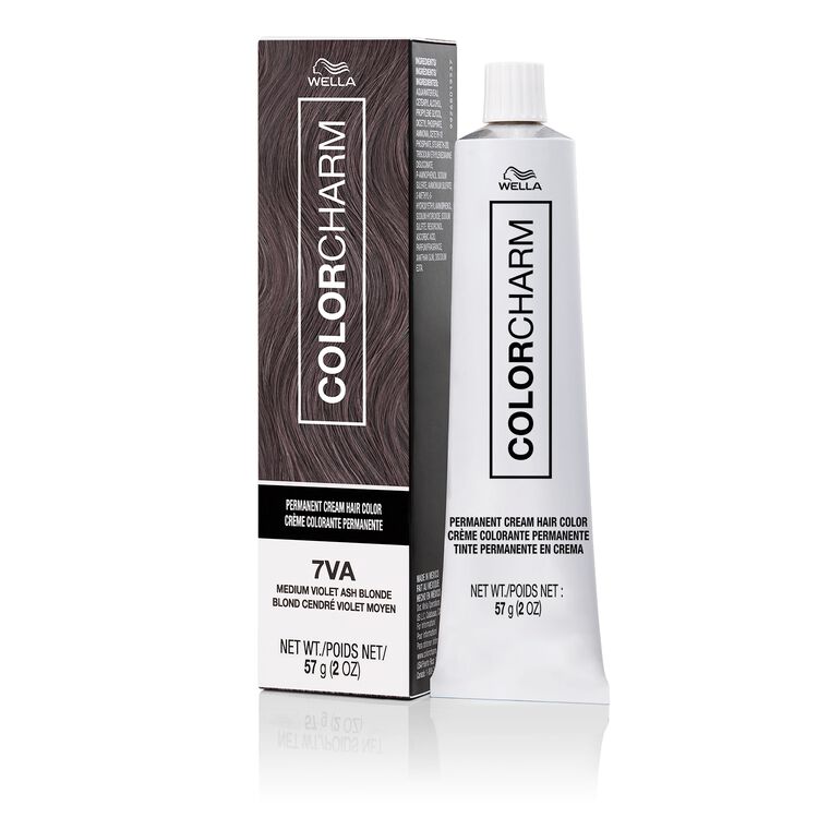 7VA Medium Violet Ash Blonde Permanent Cream Hair Color