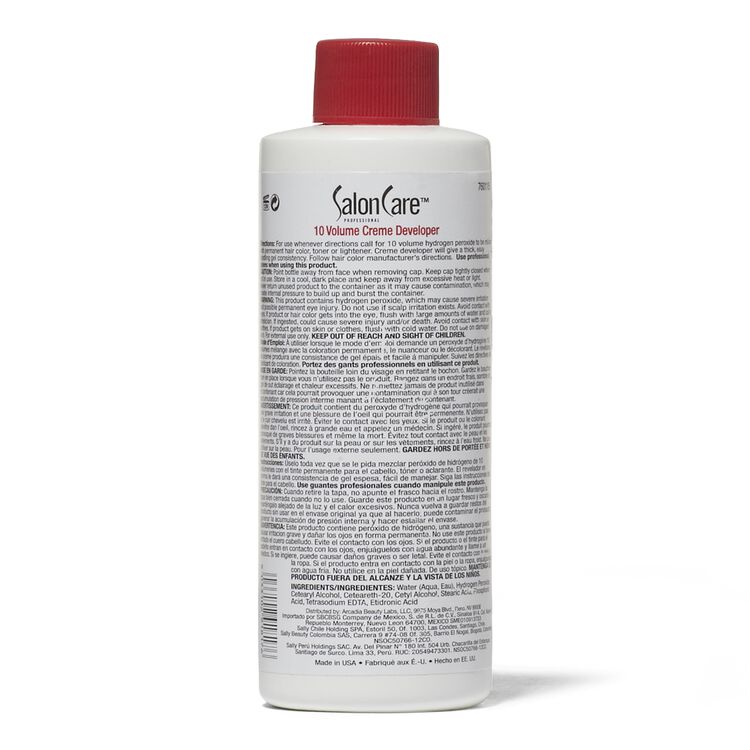 10 Volume Creme Developer 4 Oz