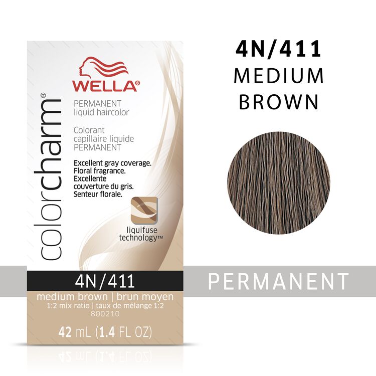 Medium Brown colorcharm Liquid Permanent Hair Color