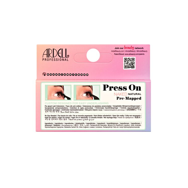Press On Pre-Mapped Naked Natural