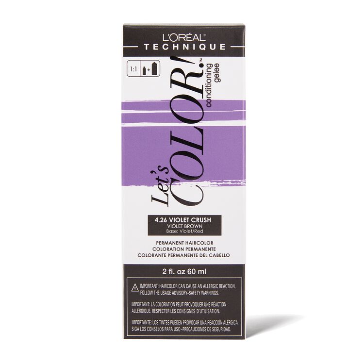 Let's COLOR! Conditioning Gelee Permanent Haircolor 4.26 Violet Crush