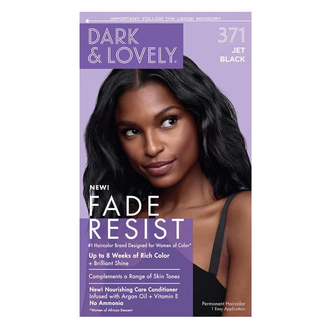 Fade Resistant Jet Black Permanent Hair Color by Dark ...