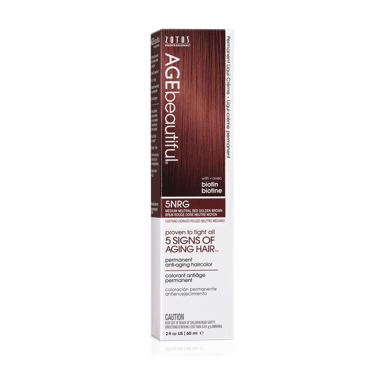 5NRG Medium Neutral Red Golden Brown Permanent Liqui-Cr&egrave;me Hair Color
