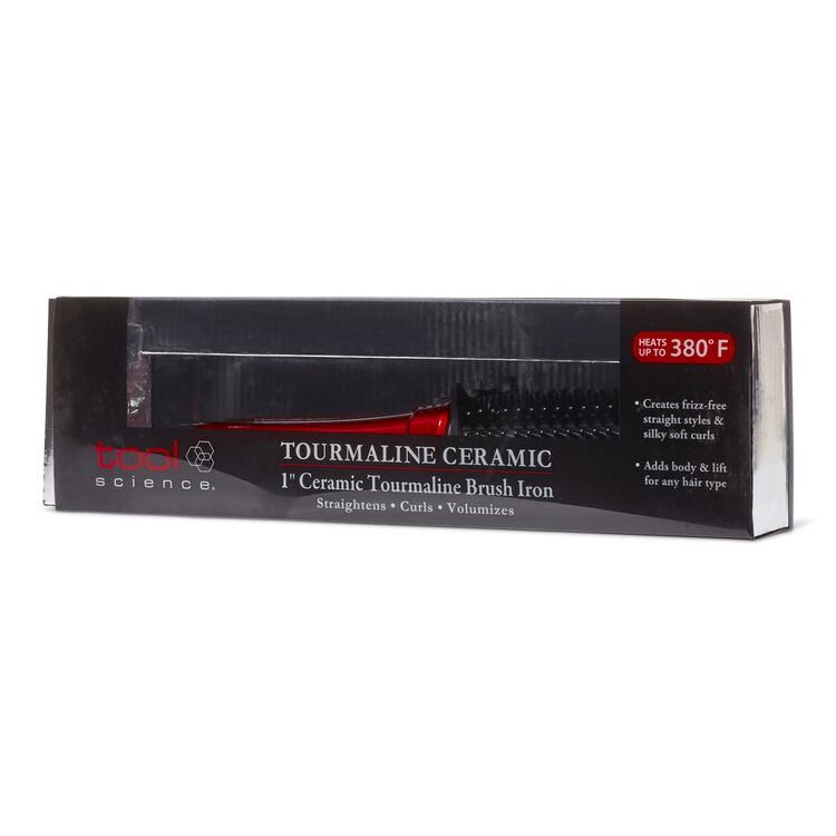 Tourmaline Ceramic Brush Iron 1 Inch