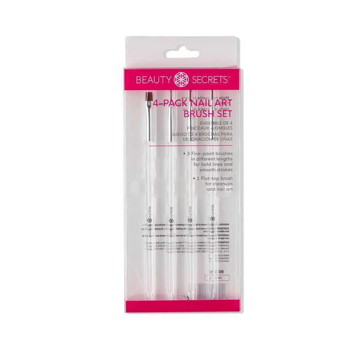 4 Pack Nail Art Brush Set
