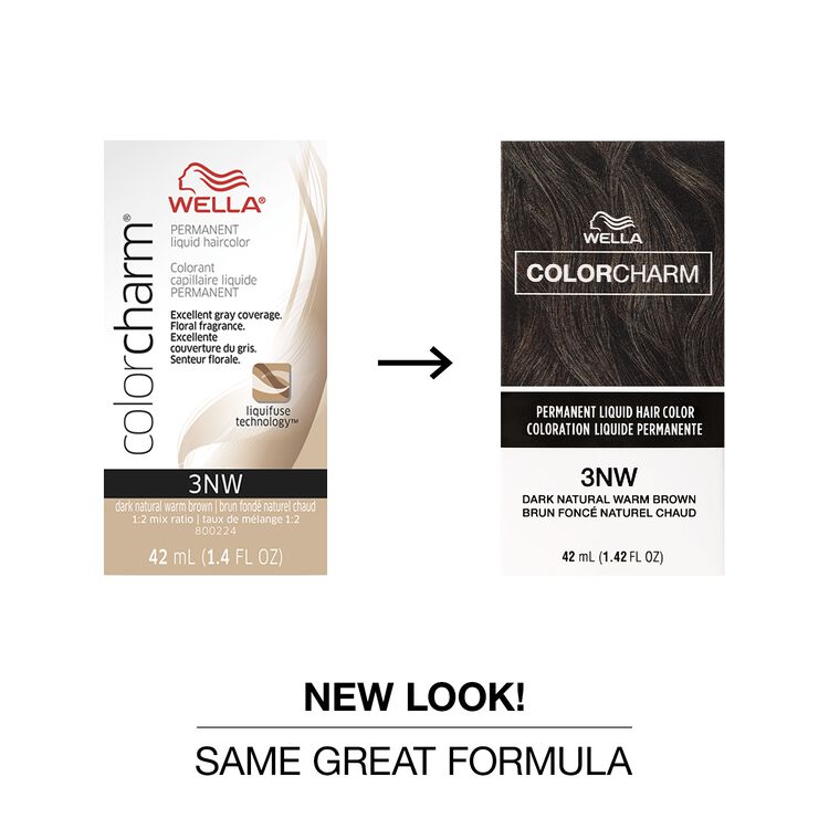 3NW Dark Natural Warm Brown Permanent Liquid Hair Color