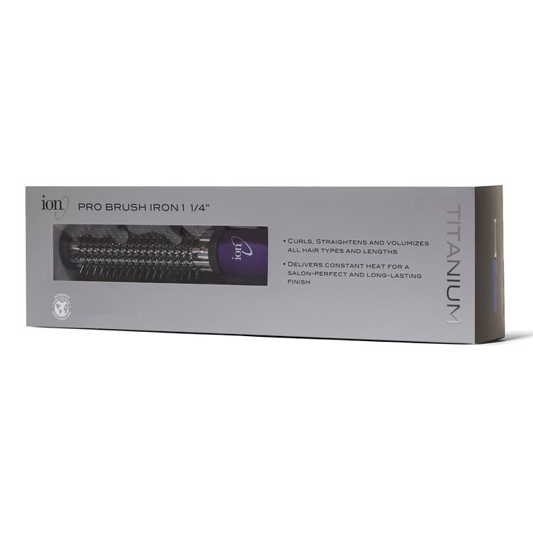 Titanium Pro Brush Iron 1 1/4 Inch