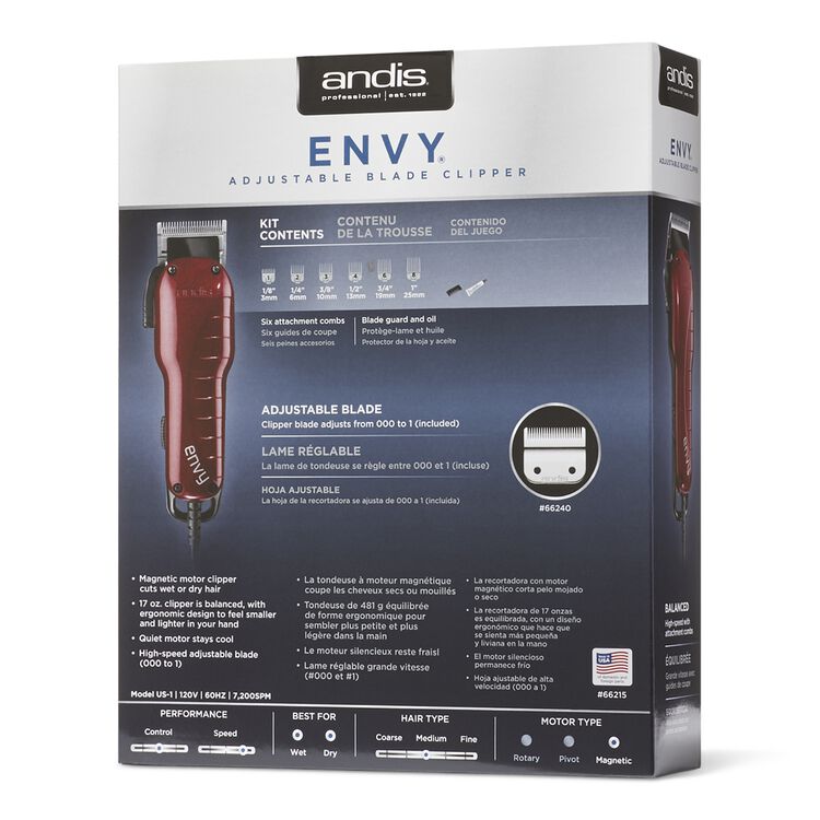 Envy Professional Clipper by Andis Hair Clippers & Trimmers Sally