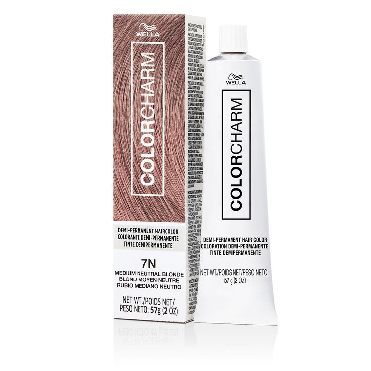 7N Medium Neutral Blonde Demi Permanent Cream Hair Color