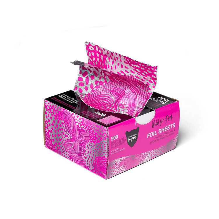 Wild For Pink HALF Size Pattern Foil Sheets 5x10.75" 500 ct