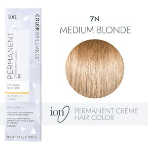 7N Medium Blonde Permanent Creme Hair Color