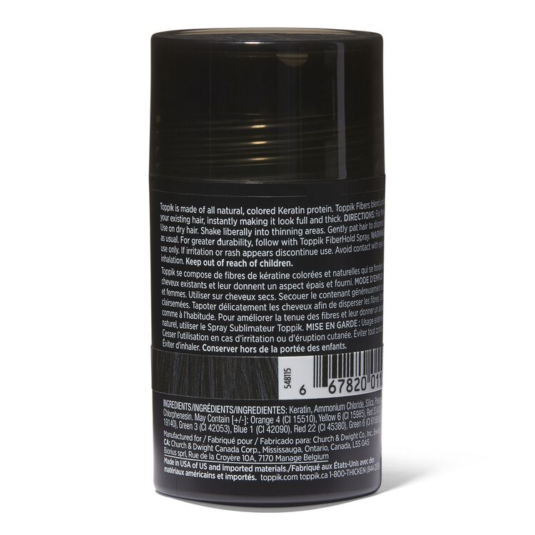 Black Hair Building Fibers .42 oz
