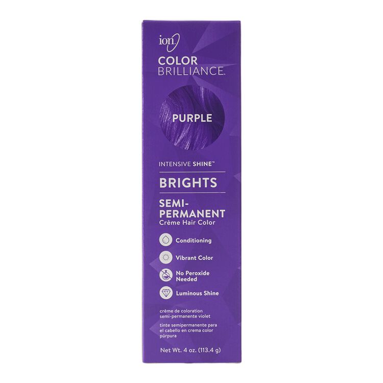 Semi-Permanent Brights Hair Color Purple