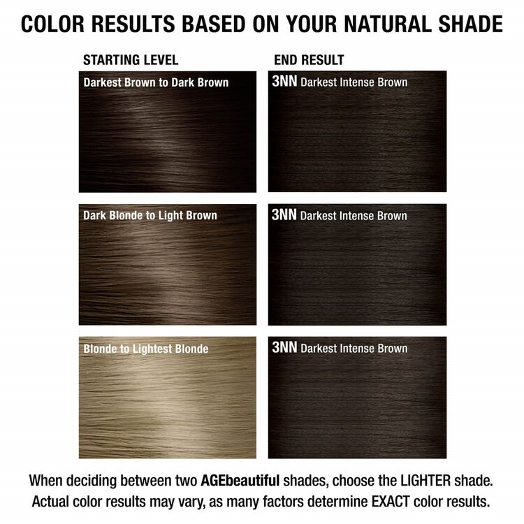 3NN Darkest Intense Brown Permanent Liqui Creme Hair Color