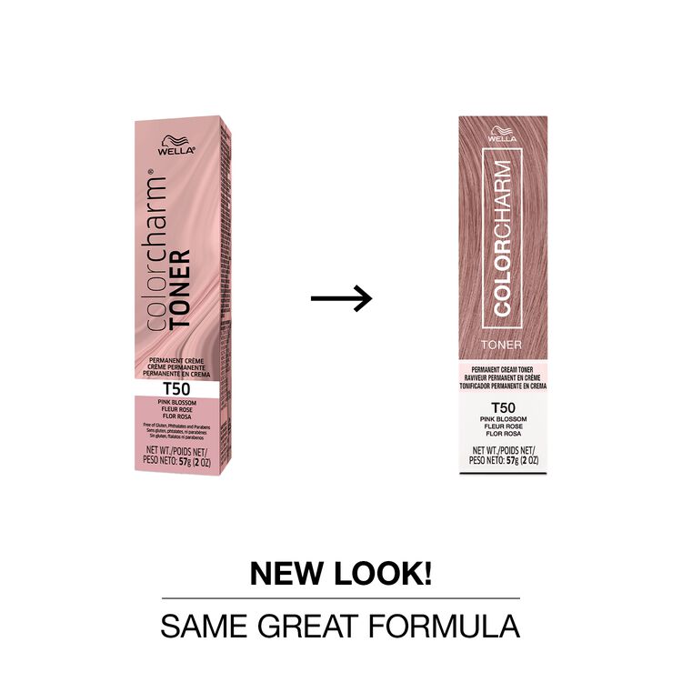 T50 Pink Blossom Permanent Cream Toner