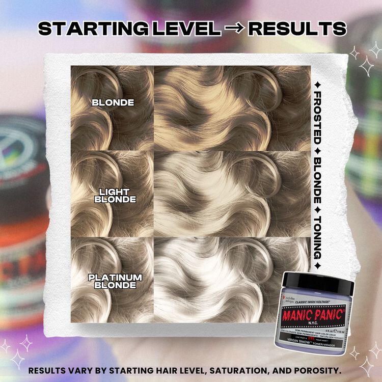 Manic Panic Semi-Permanent Color Cream Virgin Snow