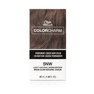 5NW Light Natural Warm Brown Permanent Liquid Hair Color
