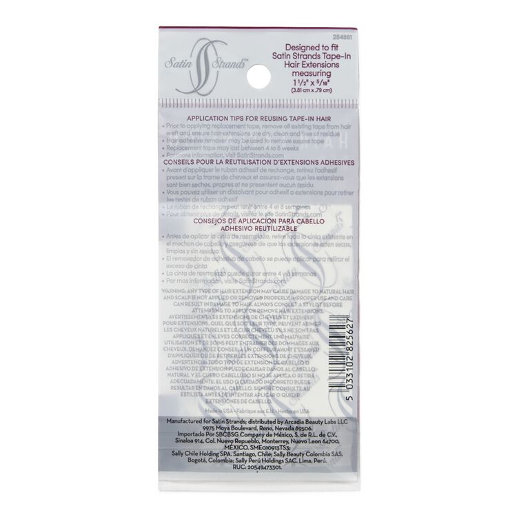 Satin Strands Hair Extension Replacement Tape Strips