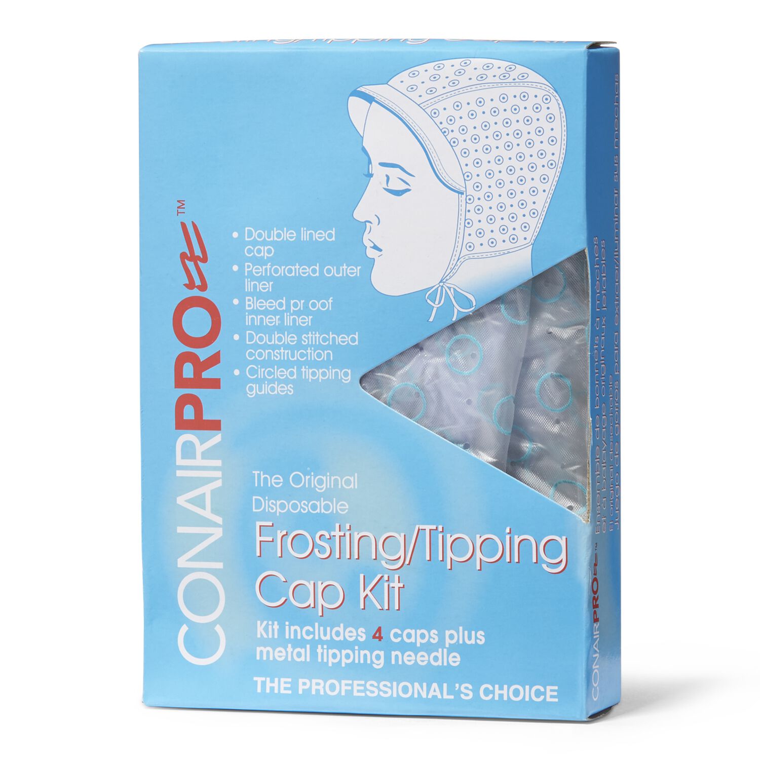 ConairPro Disposable Frosting/Tipping Cap Kit