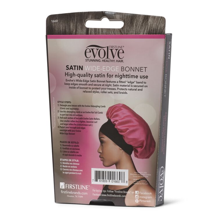 Satin Wide Edge Bonnet