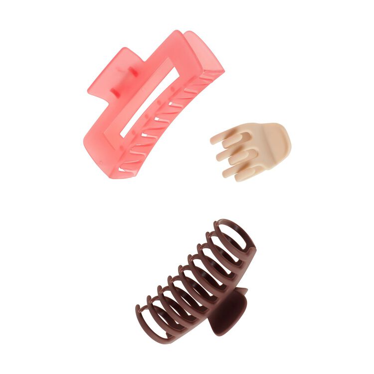 Warm Claw Clips Rectangle 3 Count