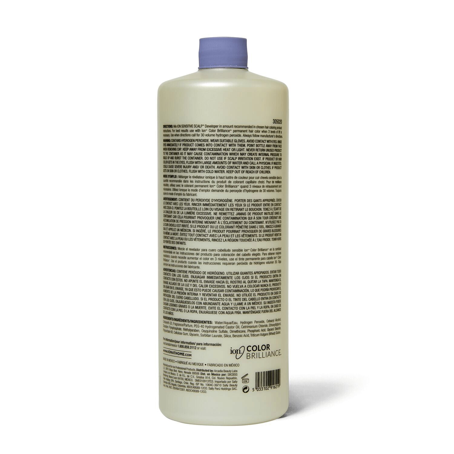 ion Sensitive Scalp 30 Volume Creme Developer 32 oz Color Developers