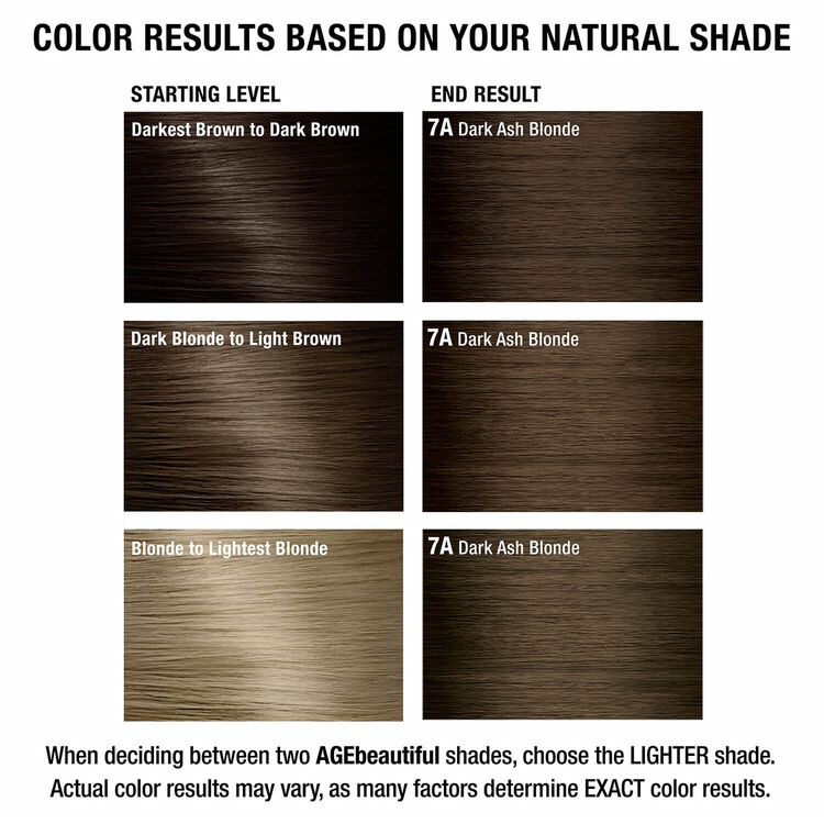 7A Dark Ash Blonde Permanent Liqui-Creme Hair Color